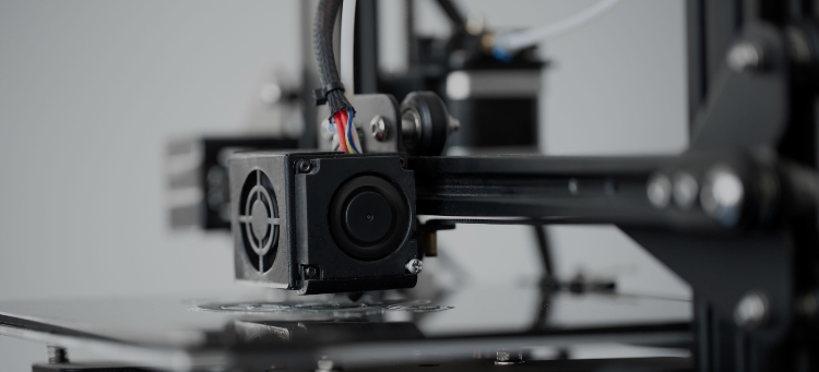 3D-Drucker, die in innovativen Verfahren Lebensmittel herstellen.